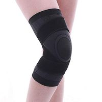 Yzpyd 1 Pair of Knee Support Men's and Women - Compression Sleeves Non-Slip Running, Hiking, Football, Basketball Meniscus Tear Arthritis,Black,XL