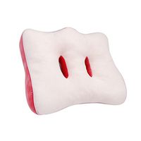 Home Office Memory Foam Seat Cushion Pillow Velvet Covered Chair Pillow Pad Tailbone Back Relief Supporter - Pink
