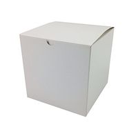 Black Cat Avenue 6"x6"x6" White Gloss Gift Boxes 10 Count
