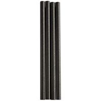 150 count 7 3/4" Black Giant Unwrapped Compostable Paper Straw, Perfect for Smoothies, Includes Signature Party Picks