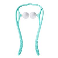 Office Neck Massager,Pressure Point Massager,Home Manual Neck and Shoulder Finger Pressure deep Tissue Trigger Point Manual self Muscle Massage (Blue)