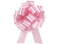 PMU Pull String Bows Pink 8 Inch 20 Loops (2 & 1/2 Inch Ribbon) (10/pkg) Pkg/1