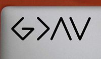 Decal - God is Greater Than The Highs and Lows - Christian Decal - Faith Decal (Small (3" x 0.89"), Matte Black)