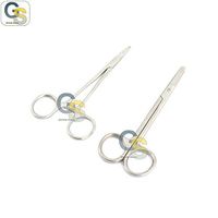 G.S 2 PCS Premium Grade Webster Needle Holder 5" Smooth + Stitch Scissors 4.5" Removal Laceration KIT Best Quality