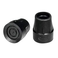 Carex Replacement Cane Tips, Cane Tips Blk 1 in, (1 PACK, 2 EACH)