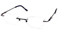 Calabria 803 Techno Optical Metal Reading Glasses w/Hard Case