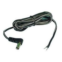 Philmore Right Angle DC Power Plug w/ 6' Cable - 2.1mm I.D. 5.5mm O.D. : TC210
