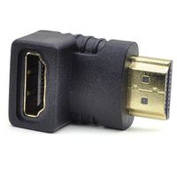 VIBE VA-01-AD HDMI (M) to HDMI (F) 90-Degree Angle Adapter (Black) - Connect Your Home Theater
