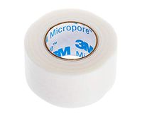 3M Micropore Surgical Medical Tape - (1" x 10 yds) - Porous First-Aid Bandaging (6 Pack)