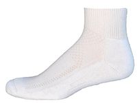 Simcan Comfort Plus Cotton Lo Rise Diabetic Sock (White L)