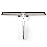 Snorda Stainless Steel Household Bathroom Shower Squeegee Brush Wiper with Hanging Rack for Doors Window Mirror Car Glass Cleaning Tool