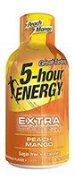 5 Hour Energy, Extra Strength Peach Mango, 6 Count