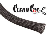 Techflex CCP0.75BK Flexo Clean Cut 3/4-Inch Braided Cable Sleeve, Black - 75 Feet