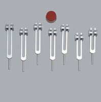 Chakra Tuning Forks Set - 7 Tuning Forks Weighted with Pouch and Free Activator