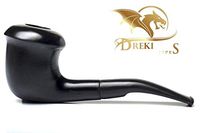 Dracarys Pipes Sherlock Holmes Style Wood Tobacco Smoking Pipe Unique Design w Pouch