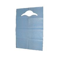 McKesson Bib Tissue And Poly Adult 20X29" Clothing Protector Blue - Case of 500 - Model 18-966