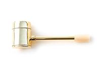 Punchbowl Pipes Popeye Pipe - Unique All Brass Cleanable Hand Pipe Tar Trap Chambered and Screenless with Canvas Pouch Made in Hawaii, USA