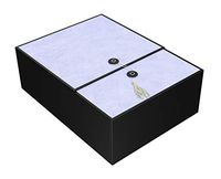 Gift Box Lilac Karma 12x9x4 Pop up in Seconds Comes with Decorative Tassel, Greeting Card, and Tissue Paper - No Glue or Tape Required