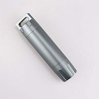 Outdoor Waterproof EDC Container Capsule - Pill Fob Capsule Keychain,Match Case Battery Holder for Hiking Camping (Gray)