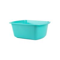 Medegen H362-07 Rectangular Wash Basin, Foot Tub, Turquoise, 6.6L Capacity, 13" x 10" x 5" Size, Pack of 50