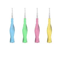 Easyinsmile Earwax Removal with LED Light Ear Pick Tool Curette Earwax Remover Cleaner Safe Flashing for Kids Baby (Random Colors 4 Packs)