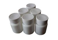 50PCS 30ml 1oz Empty Portable White Plastic Solid Powder Medicine Bottles Pill Tablet Holder Storage Case Box Container