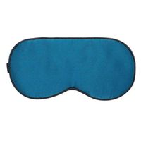 Gbdragon 100% Mulberry Silk Sleep Mask Eye Mask Comfortable and Super Soft with Adjustable Strap Block Light Well Eye Blinder for Travel/Work Perfect Light Blocking (1 PC Sea Blue)