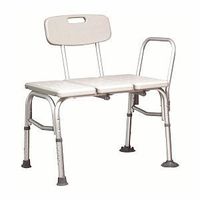 Graham-Field 7927A-1 Lumex Maxi-Drain Transfer Bench, Grey