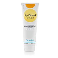 Dermarite PeriGuard Antimicrobial Skin Protectant Ointment, 7 oz Tube - with Vitamins A, D, E, Aloe Vera and Zinc - Clear Moisture Barrier Cream