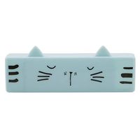 Lehao Cartoon Cat Portable Sticky Hair Clothing Cotton Wool Drum Dust Collector Portable Clothes Lint Cleaner Cat Hair Picker Washable Lint Sticky Roller Pet Hair Remover Brush Reusable Washable,Blue
