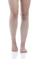 Calf Compression Sleeves (Beige Small) Medium Support