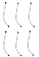 Genuine Plantronics (29960-01-6) 6-Pack Clear Voice Tube Replacement For Encore, Tristar and SupraPlus
