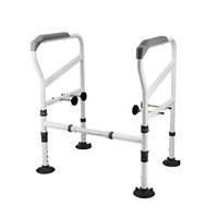 Hong Tai Yang XF Old Man Toilet armrest, Aluminum Alloy Anti-Slip Suction pad no Need to Install no Rollover, no Need to Punch Foldable (Color : Suction pad)