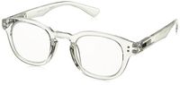 Peepers by PeeperSpecs Take Your Places Round Reading Glasses, Clear, 44 mm, +1.00