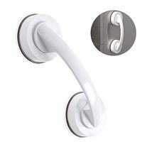 HomeYoo Suction Grab Bar, Super Power Suction Cup Handle Grip for Window Door Drawer Cabinet Mini Fridge Grab Puller (White)