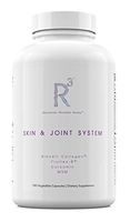 R3CUBED-Skin and Joint Support Supplement, BioCell Collagen and Turmeric Curcumin Capsules with Black Pepper Extract for Joint Mobility and Fluidity, 180 Veggie Capsules