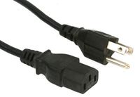 Jameco Valuepro M699-26 Power Cord, AWG 18/3, SVT, Ul, 8' Length, Black