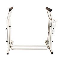 Stand Alone Toilet Safety Rail,Bathroom Assist Frame with Support Grab Bar Handles Railings, for Elderly, Senior, Handicap Disabled