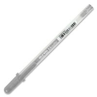 Sakura of America Metallic Gel Ink Pen - Pen Point Size: 0.8mm - Ink Color: Silver - 1 Each