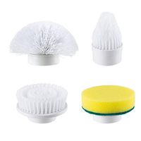 Brush Heads for Electric Spin Scrubber, 4pcs Power Spin Scrubber Replacement Brush Heads for Cleaning Bathroom, Floor, Wall, Kitchen, Tub, Tile, Toilet