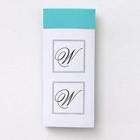 Gartner Studios Monogram Seals - W, 30 Count