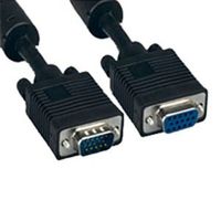 25Ft SVGA Male to Female Cable w/Ferrite Core