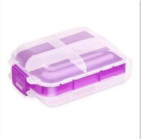 Pill Organizer Large 8Compartments 3Layers Daily Medicine Pill Case Large Portable Travel Pill Holder