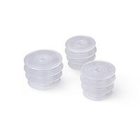 Apothecary Products Oral Syringe Adapter Plugs | Compatible with 3, 4, 6, 8 Oz Oval | 28 mm | Pack of 50