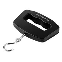 J6Mall Held Plastic 50kg LCD Digital Fishing Hanging Electronic Scale Pocket Hook Weight Luggage Scale
