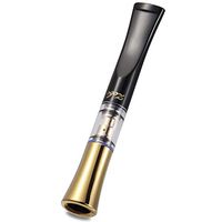 ZOBO Cigarette Filter Holder Portable Reusable Clean Tar Smoke Tobacco Filter Holder for Regular and Slim Size Cigarettes (Gold)