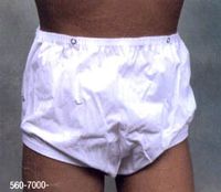 Incontinent Pants with Snap Closures - Waist Sizes: Medium 30"-36"