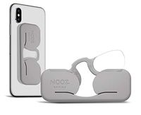 Nooz Smartphone - Armless Reading Glasses - Extra Slim Case to Stick - Rectangular 6 Colours 5 diopters - Wherever You go