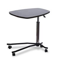LMEIL Medical Bedside Table Cart Gas-Spring Height-Adjustable Overbed Mobile for Hospitals and Homes Computer Desk, Patient Dining Table