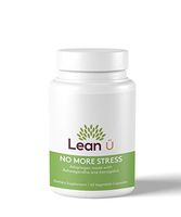 Lean Ü No More Stress Pills for Anxiety - Take Control of Your Anxiety with Organic Ashwagandha Root Powder with Black Pepper for Maximum Absorption